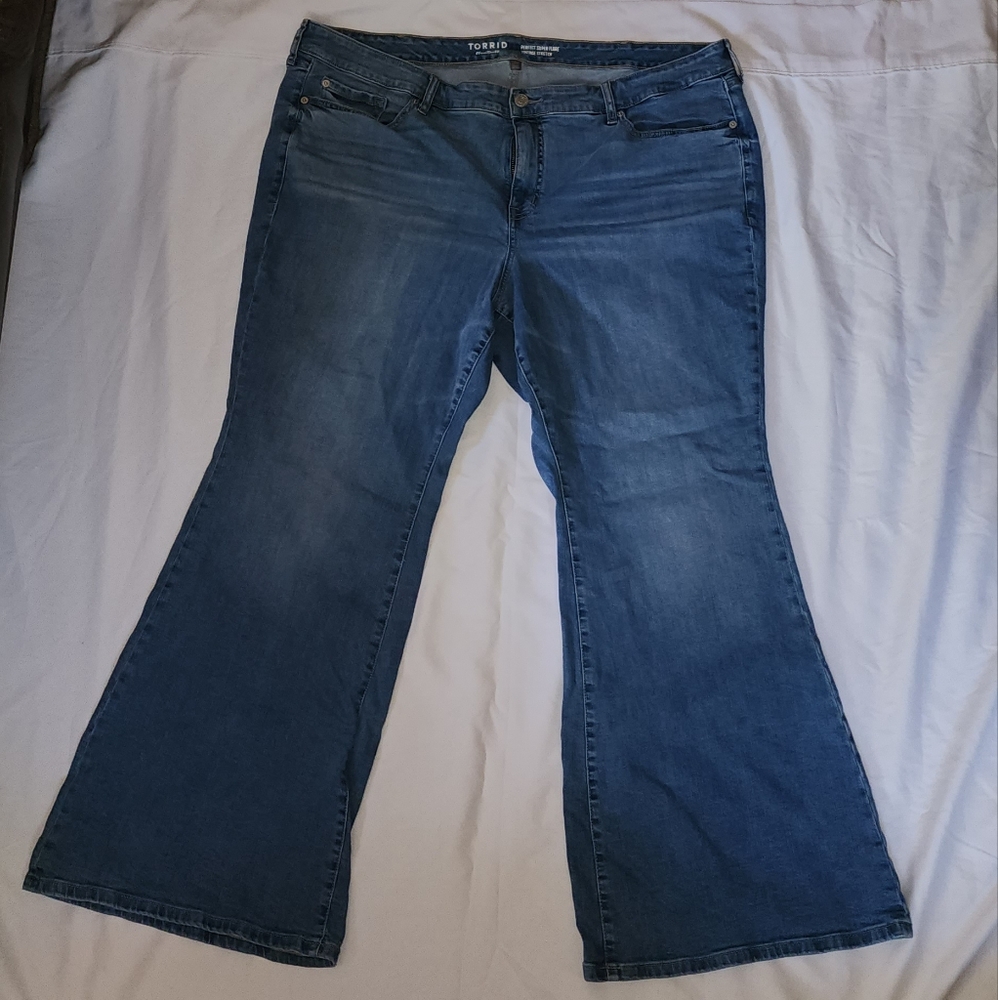 Torrid Blue Flare Jeans